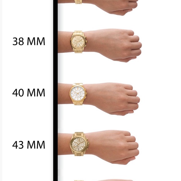 ✨ Michael Kors UNISEX Bradshaw Gold-Tone Chronograph Watch ✨ - Picture 3 of 10